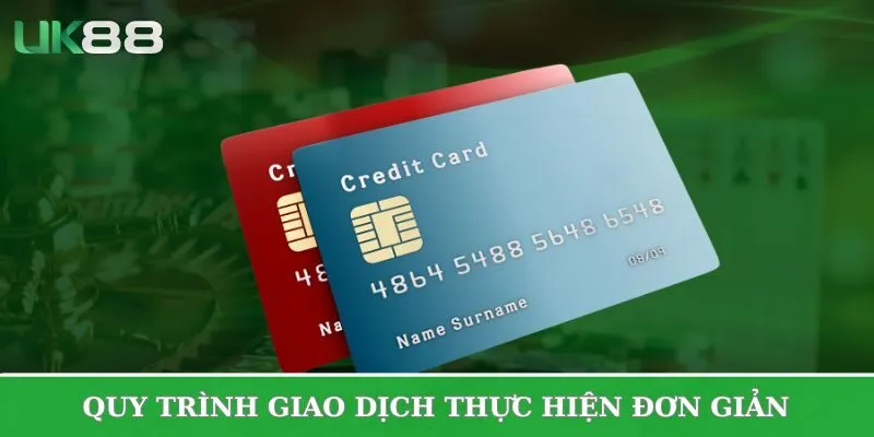 Tất cả quy trình giao dịch thực hiện đơn giản